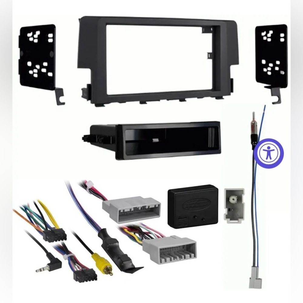 Metra 99-7812B Single DIN Dash Kit for Honda Civic w/ Data Interface